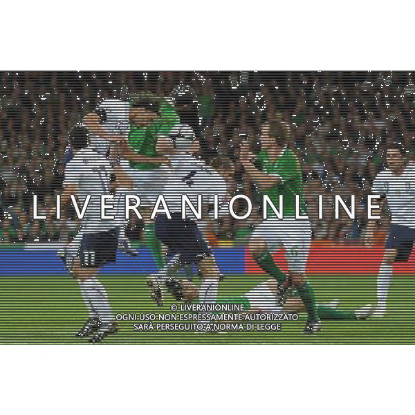 Qualificazioni ai Campionati Mondiali Sud Africa 2010 Gruppo 8 Dublino - 10.10.2009 Irlanda EIRE-Italia Nella Foto:LEGROTTAGLIE OCCASIONE DA GOL /Ph.Vitez-Ag. Aldo Liverani