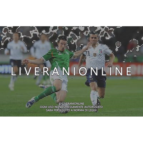 Qualificazioni ai Campionati Mondiali Sud Africa 2010 Gruppo 8 Dublino - 10.10.2009 Irlanda EIRE-Italia Nella Foto:DI NATALE-LEDGER /Ph.Vitez-Ag. Aldo Liverani