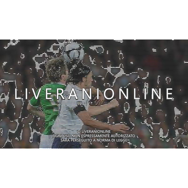 Qualificazioni ai Campionati Mondiali Sud Africa 2010 Gruppo 8 Dublino - 10.10.2009 Irlanda EIRE-Italia Nella Foto:LEGROTTAGLIE-DOYLE /Ph.Vitez-Ag. Aldo Liverani