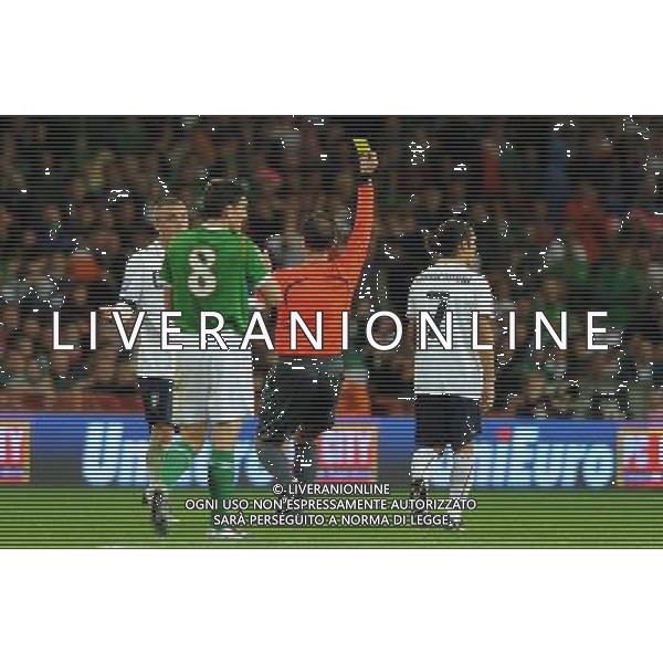 Qualificazioni ai Campionati Mondiali Sud Africa 2010 Gruppo 8 Dublino - 10.10.2009 Irlanda EIRE-Italia Nella Foto:DE ROSSI AMMONITO /Ph.Vitez-Ag. Aldo Liverani