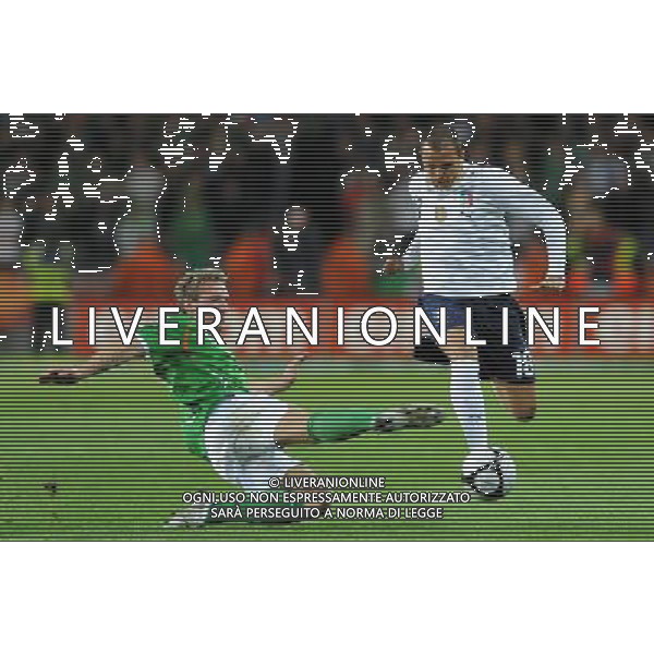 Qualificazioni ai Campionati Mondiali Sud Africa 2010 Gruppo 8 Dublino - 10.10.2009 Irlanda EIRE-Italia Nella Foto:PEPE SIMONE /Ph.Vitez-Ag. Aldo Liverani