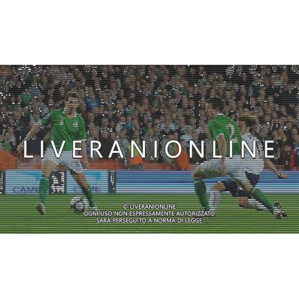 Qualificazioni ai Campionati Mondiali Sud Africa 2010 Gruppo 8 Dublino - 10.10.2009 Irlanda EIRE-Italia Nella Foto: IL GOL DI ALBERTO GILARDINO /Ph.Vitez-Ag. Aldo Liverani