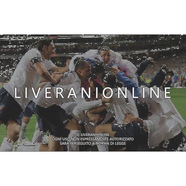 Qualificazioni ai Campionati Mondiali Sud Africa 2010 Gruppo 8 Dublino - 10.10.2009 Irlanda EIRE-Italia Nella Foto:L\'ESULTANZA DI ALBERTO GILARDINO DOPO IL GOL /Ph.Vitez-Ag. Aldo Liverani