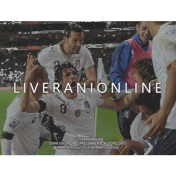 Qualificazioni ai Campionati Mondiali Sud Africa 2010 Gruppo 8 Dublino - 10.10.2009 Irlanda EIRE-Italia Nella Foto:L\'ESULTANZA DI ALBERTO GILARDINO DOPO IL GOL /Ph.Vitez-Ag. Aldo Liverani