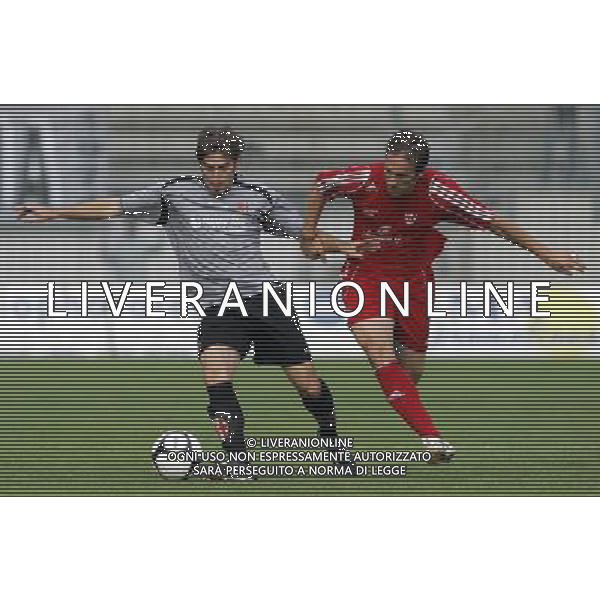 MONZA 11/10/2009 SPORT LEGA PRO MONZA ALESSANDRIA nella foto zebi e longhi ph luzzani/ag aldo liverani sas