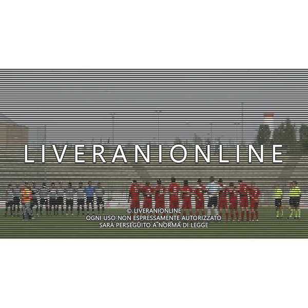 MONZA 11/10/2009 SPORT LEGA PRO MONZA ALESSANDRIA nella foto minuto di silenzio ph luzzani/ag aldo liverani sas