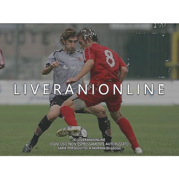 MONZA 11/10/2009 SPORT LEGA PRO MONZA ALESSANDRIA nella foto zebi e longhi ph luzzani/ag aldo liverani sas