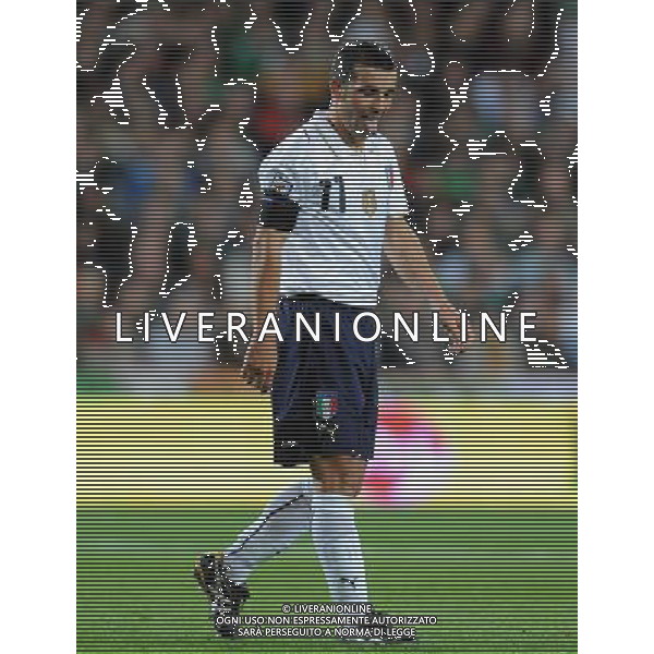 Qualificazioni ai Campionati Mondiali Sud Africa 2010 Gruppo 8 Dublino - 10.10.2009 Irlanda EIRE-Italia Nella Foto:DI NATALE ANTONIO /Ph.Vitez-Ag. Aldo Liverani