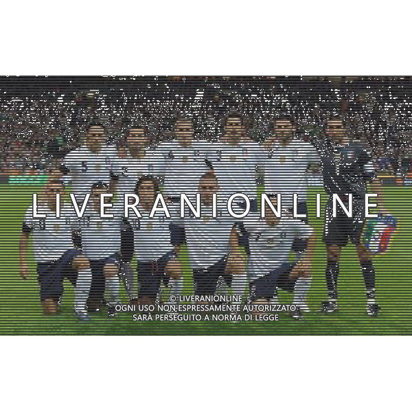 Qualificazioni ai Campionati Mondiali Sud Africa 2010 Gruppo 8 Dublino - 10.10.2009 Irlanda EIRE-Italia Nella Foto:ITALIA formazione /Ph.Vitez-Ag. Aldo Liverani