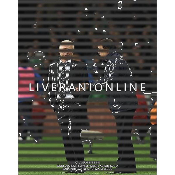 Qualificazioni ai Campionati Mondiali Sud Africa 2010 Gruppo 8 Dublino - 10.10.2009 Irlanda EIRE-Italia Nella Foto:TRAPATTONI GIOVANNI-TARDELLI MARCO /Ph.Vitez-Ag. Aldo Liverani