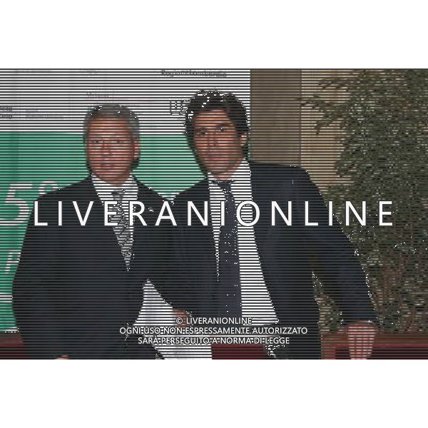 Presentazione del 65mo Campionato Italiano di Pallavolo serie A femminile Milano - Palazzo Marino nella foto: ALAN RIZZI - On. Mauro Fabris, Presidente della Lega Femminile Volley © Antonio Sorano - Ag. Aldo Liverani sas