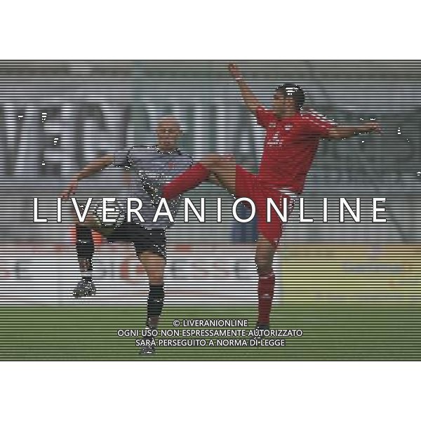 Monza 11-10-2009 Lega Pro 1 divisione 2009/10 Monza Brianza-Alessandria 0:1 nella foto alessandro tuia e enrico fantini ph marco luzzani/ag aldo liverani s.a.s.