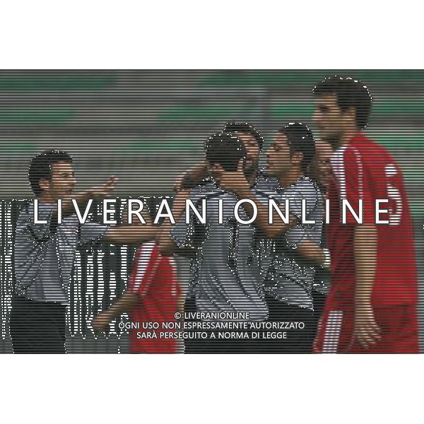 Monza 11-10-2009 Lega Pro 1 divisione 2009/10 Monza Brianza-Alessandria 0:1 nella foto esultanza alessandria ph marco luzzani/ag aldo liverani s.a.s.