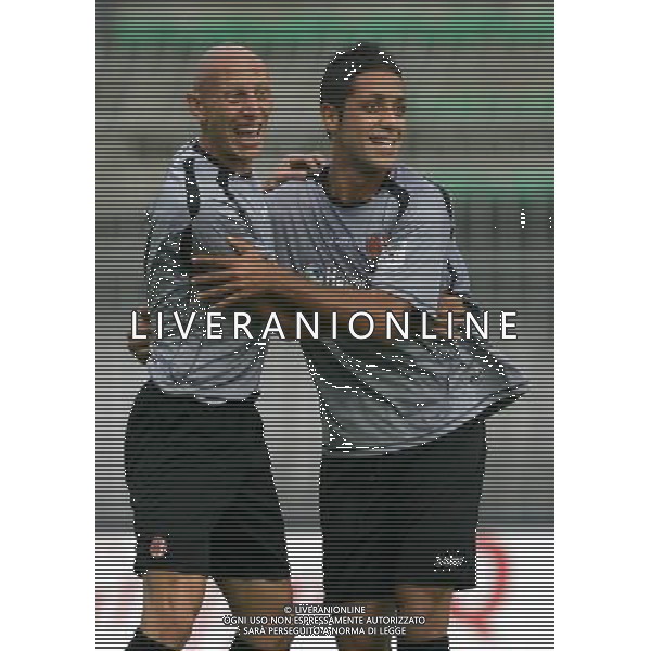 Monza 11-10-2009 Lega Pro 1 divisione 2009/10 Monza Brianza-Alessandria 0:1 nella foto enrico fantini e shadi ghosheh ph marco luzzani/ag aldo liverani s.a.s.