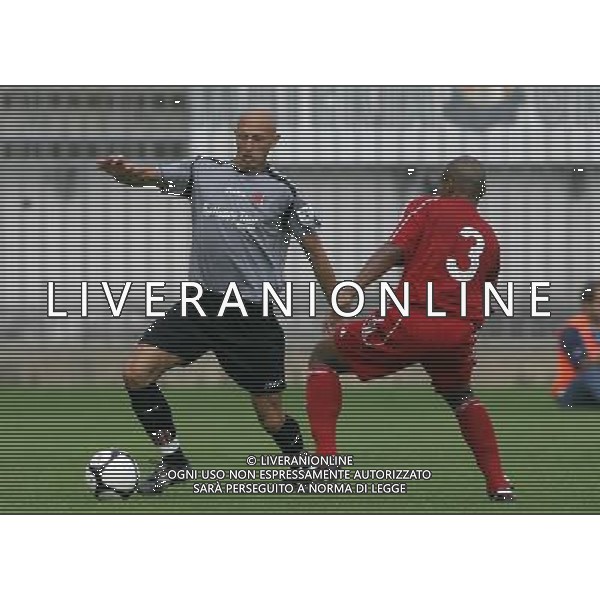 Monza 11-10-2009 Lega Pro 1 divisione 2009/10 Monza Brianza-Alessandria 0:1 nella foto enrico fantini e simon barjie ph marco luzzani/ag aldo liverani s.a.s.