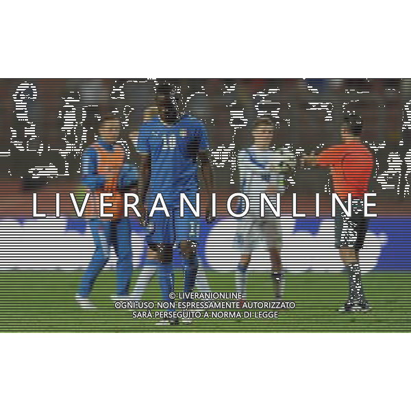 Qualificazioni ai Campionati Europei Under 21 Girone 3 Mantova - 13.10.2009 Italia-Bosnia Herzegovina Nella Foto:DELUSIONE BALOTELLI A FINE PARTITA /Ph.Vitez-Ag. Aldo Liverani