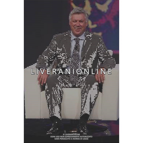 TRASMISSIONE TV: \' CHIAMBRETTI NIGHT\' NELLA FOTO: CARLO ANCELOTTI STUDI MEDIASET - COLOGNO MONZESE © ANTONIO SORANO - AG. ALDO LIVERANI SAS