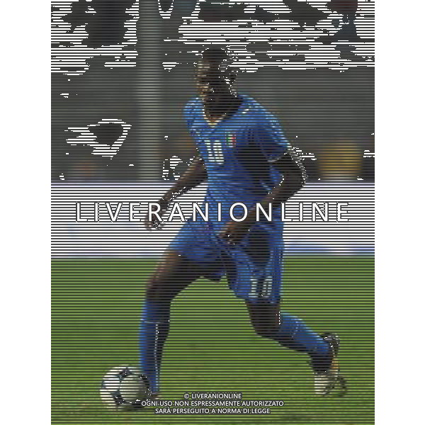 Qualificazioni ai Campionati Europei Under 21 Girone 3 Mantova - 13.10.2009 Italia-Bosnia Herzegovina Nella Foto:BALOTELLI MARIO /Ph.Vitez-Ag. Aldo Liverani