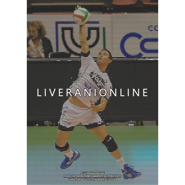 Lega Volley Serie A1 TIM Maschile 2009/2010 4¡Giornata Forl“ - 10.10.2009 Yoga Forl“-Aran Cucine Abruzzo Pineto Nella Foto:COSCIONE MANUEL /Ph.Vitez-Ag. Aldo Liverani
