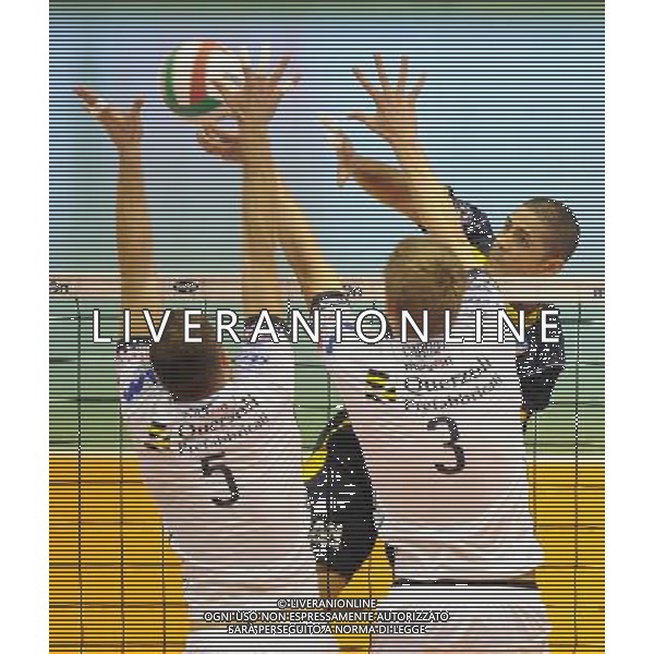 Lega Volley Serie A1 TIM Maschile 2009/2010 4¡Giornata Forl“ - 10.10.2009 Yoga Forl“-Aran Cucine Abruzzo Pineto Nella Foto:EREU THOMAS /Ph.Vitez-Ag. Aldo Liverani