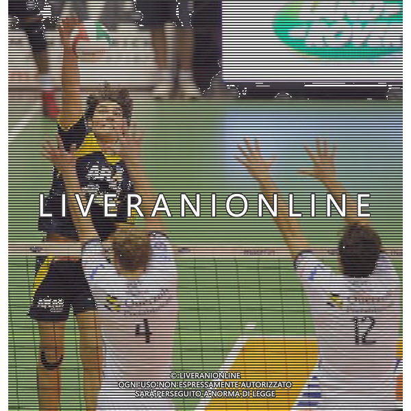 Lega Volley Serie A1 TIM Maschile 2009/2010 4¡Giornata Forl“ - 10.10.2009 Yoga Forl“-Aran Cucine Abruzzo Pineto Nella Foto:PERAZZOLO LORENZO /Ph.Vitez-Ag. Aldo Liverani