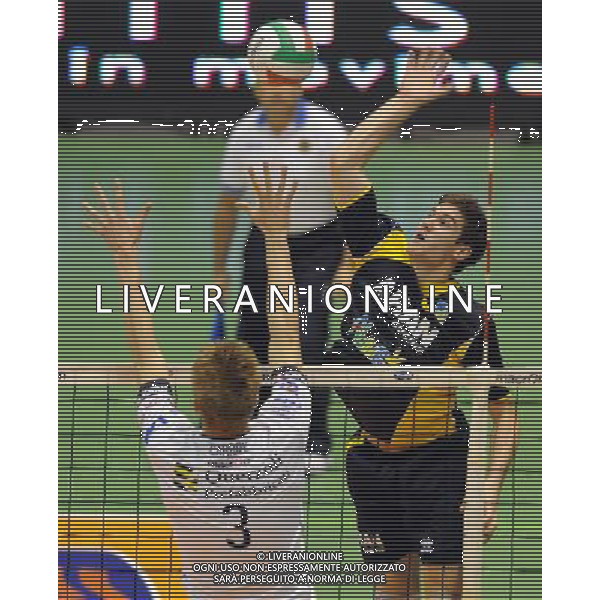 Lega Volley Serie A1 TIM Maschile 2009/2010 4¡Giornata Forl“ - 10.10.2009 Yoga Forl“-Aran Cucine Abruzzo Pineto Nella Foto:ROBERTS NATHAN /Ph.Vitez-Ag. Aldo Liverani