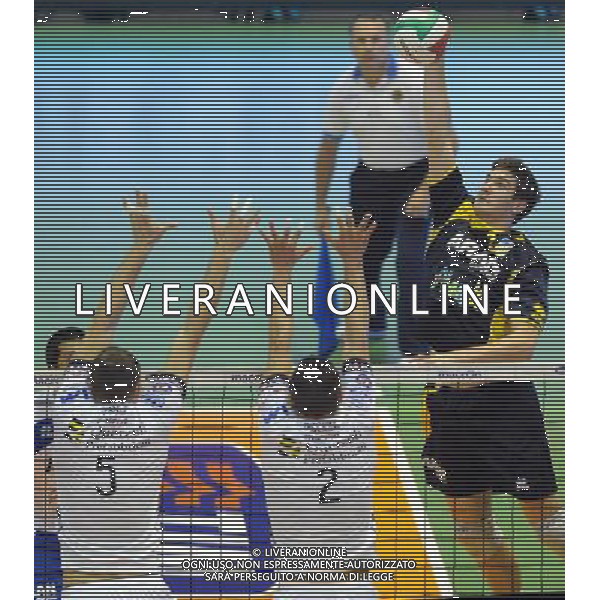 Lega Volley Serie A1 TIM Maschile 2009/2010 4¡Giornata Forl“ - 10.10.2009 Yoga Forl“-Aran Cucine Abruzzo Pineto Nella Foto:ROBERTS NATHAN /Ph.Vitez-Ag. Aldo Liverani