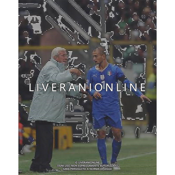 Qualificazioni ai Campionati Mondiali Sud Africa 2010 Gruppo 8 Parma - 14.10.2009 Italia-Cipro Nella Foto:LIPPI-PEPE /Ph.Vitez-Ag. Aldo Liverani