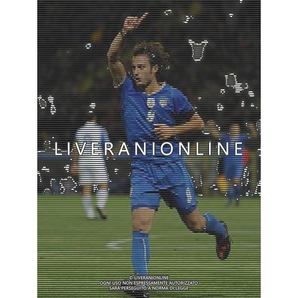 Qualificazioni ai Campionati Mondiali Sud Africa 2010 Gruppo 8 Parma - 14.10.2009 Italia-Cipro Nella Foto:GILARDINO ESULTA PRIMO GOL /Ph.Vitez-Ag. Aldo Liverani