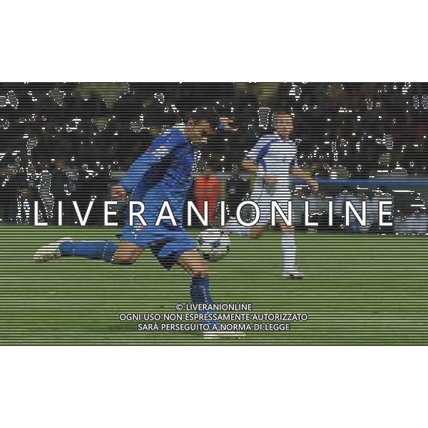 Qualificazioni ai Campionati Mondiali Sud Africa 2010 Gruppo 8 Parma - 14.10.2009 Italia-Cipro Nella Foto:QUAGLIARELLA GOL /Ph.Vitez-Ag. Aldo Liverani