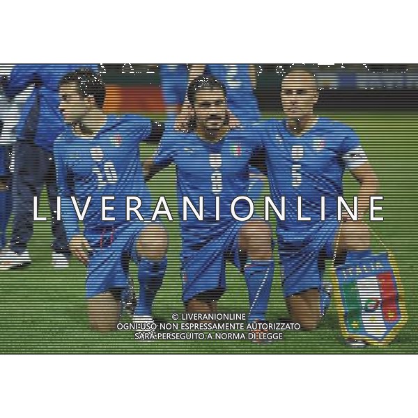 Qualificazioni ai Campionati Mondiali Sud Africa 2010 Gruppo 8 Parma - 14.10.2009 Italia-Cipro Nella Foto:CANNAVARO FABIO-GATTUSO GENNARO-ROSSI GIUSEPPE /Ph.Vitez-Ag. Aldo Liverani