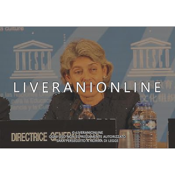 Parigi - Irina Bokova  stata eletta direttore generale dell\'UNESCO © Li Xuemei - Xinhua/Photoshot - Ag. Aldo Liverani sas ITALY ONLY 