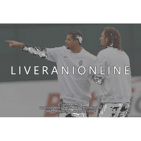 21-10-2009 Torino Sport-Calcio Allenamento della Juventus prima del match di Champions League 2009/2010 con il Maccabi Haifa nella foto: Felipe Melo e Amauri © Alessandro Falzone/Press Photo - Ag. Aldo Liverani sas 