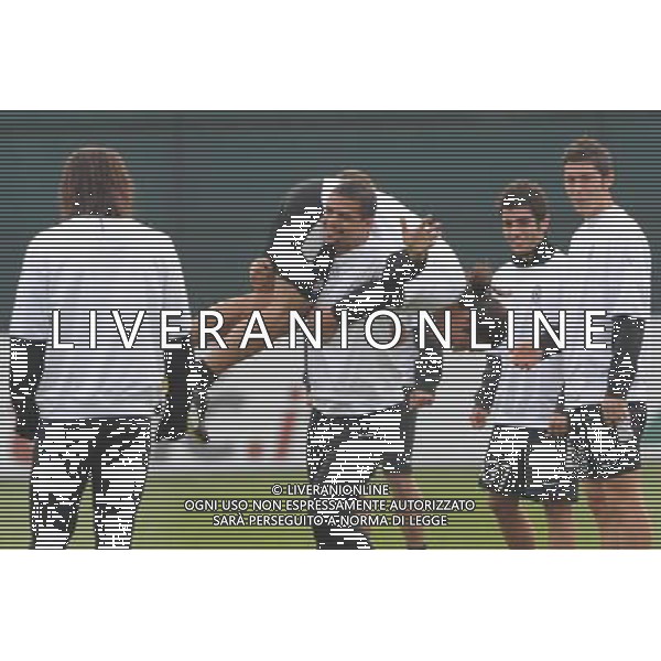 21-10-2009 Torino Sport-Calcio Allenamento della Juventus prima del match di Champions League 2009/2010 con il Maccabi Haifa nella foto: Felipe Melo e Camoranesi © Alessandro Falzone/Press Photo - Ag. Aldo Liverani sas 