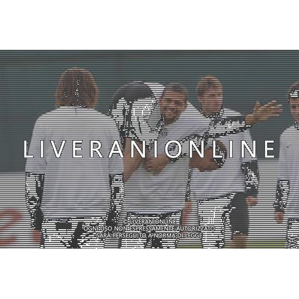 21-10-2009 Torino Sport-Calcio Allenamento della Juventus prima del match di Champions League 2009/2010 con il Maccabi Haifa nella foto: Felipe Melo e Camoranesi © Alessandro Falzone/Press Photo - Ag. Aldo Liverani sas 