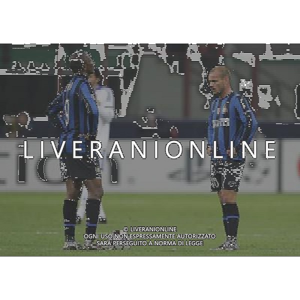 Champions League 2009/2010 Gruppo F Milano - 20.10.2009 FC Inter-FC Dinamo Kiev Nella Foto:eto\'o e sneijder marco luzzani-Ag. Aldo Liverani