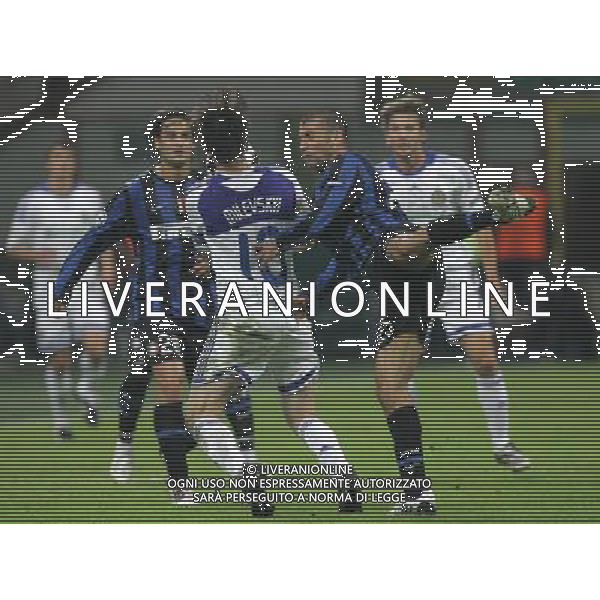 Champions League 2009/2010 Gruppo F Milano - 20.10.2009 FC Inter-FC Dinamo Kiev Nella Foto:milevskiy e samuel marco luzzani-Ag. Aldo Liverani