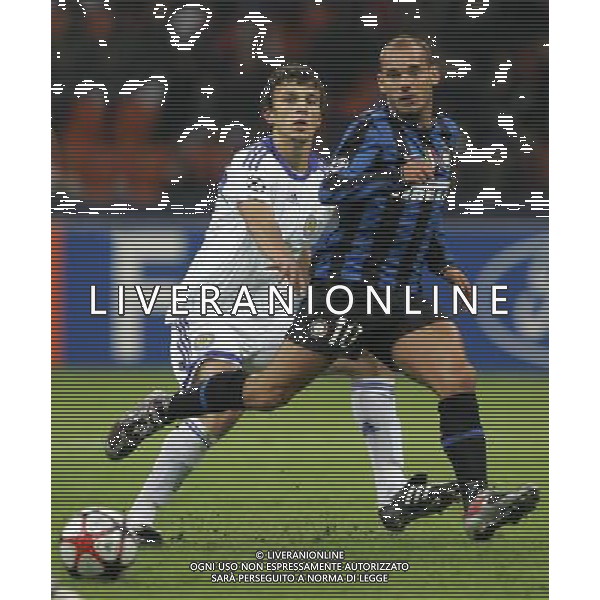 Milano 2-10-2009 Champions League 2009/10 Inter-Dianamo Kiev 2:2 nella foto wesley sneijder ph marco luzzani/ag aldo liverani s.a.s.