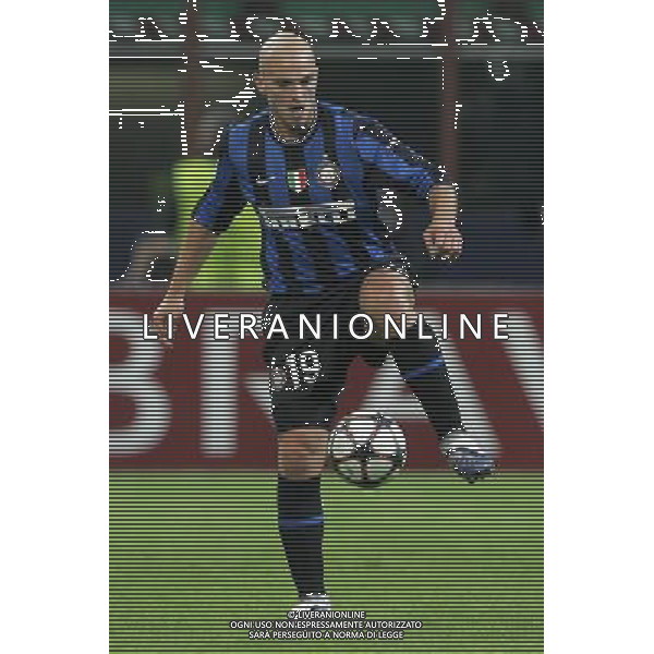 Milano 2-10-2009 Champions League 2009/10 Inter-Dianamo Kiev 2:2 nella foto esteban cambiasso ph marco luzzani/ag aldo liverani s.a.s.