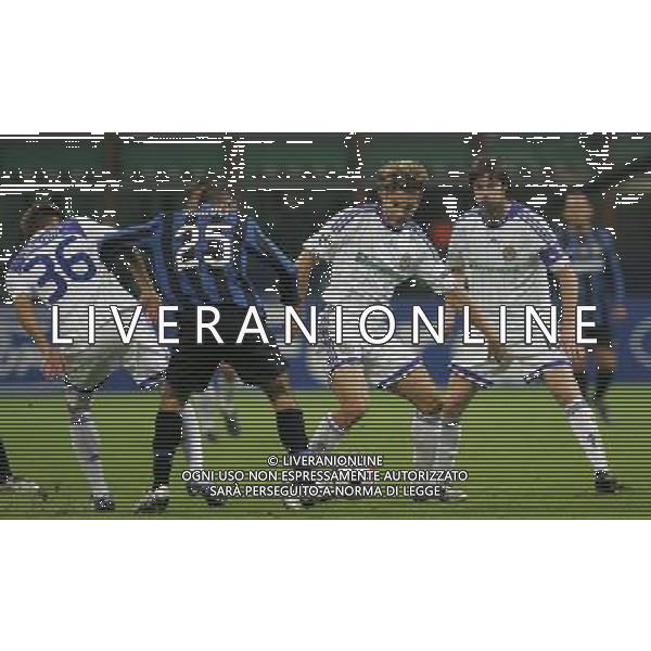 Milano 2-10-2009 Champions League 2009/10 Inter-Dianamo Kiev 2:2 nella foto andriy shevchenko, walter samuel, milos ninkovic e artem milevskiy ph marco luzzani/ag aldo liverani s.a.s.