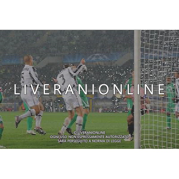 21-10-2009 Torino Sport-Calcio Juventus Maccabi Haifa Champions League 2009/2010 Nella foto: GOL DI CHIELLINI ag aldo liverani 
