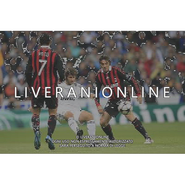 Real Madrid vs Milan AC Champions League 21/10/2009 nella foto Esteban Granero e Massimo Oddo e Alexandre Pato Photo: Cebolla / Cid-Fuentes / Alfaqui/Agenzia Aldo Liverani Sas - ITALY ONLY -