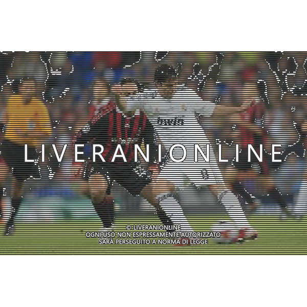 Real Madrid vs Milan AC Champions League 21/10/2009 nella foto Ricardo Kaka\' e Nesta Alessandro Photo: Cebolla / Cid-Fuentes / Alfaqui/Agenzia Aldo Liverani Sas - ITALY ONLY -
