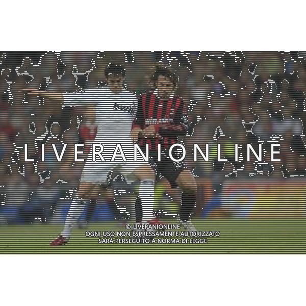 Real Madrid vs Milan AC Champions League 21/10/2009 nella foto Ricardo Kaka\' e Pirlo Andrea Photo: Cebolla / Cid-Fuentes / Alfaqui/Agenzia Aldo Liverani Sas - ITALY ONLY -