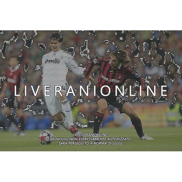 Real Madrid vs Milan AC Champions League 21/10/2009 nella foto Ricardo Kaka\' e Andrea Pirlo Photo: Cebolla / Cid-Fuentes / Alfaqui/Agenzia Aldo Liverani Sas - ITALY ONLY -