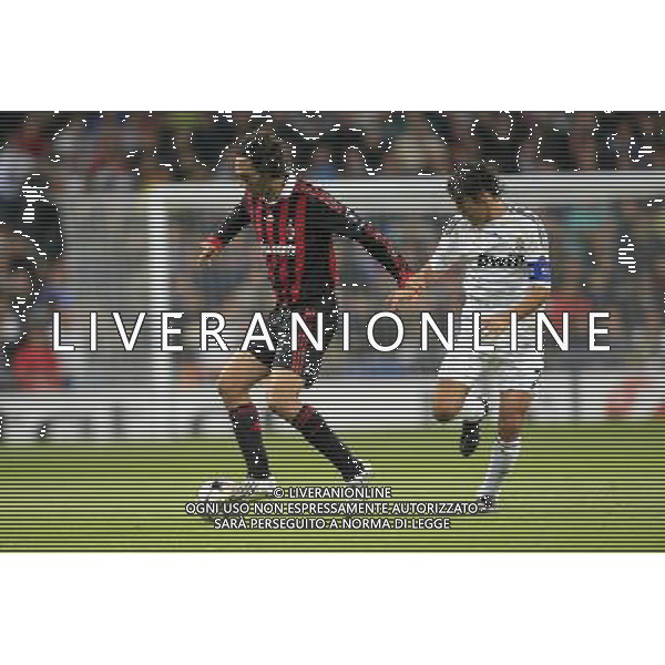 Real Madrid vs Milan AC Champions League 21/10/2009 nella foto Alessandro Nesta e Raul Gonzalez Photo: Cebolla / Cid-Fuentes / Alfaqui/Agenzia Aldo Liverani Sas - ITALY ONLY -
