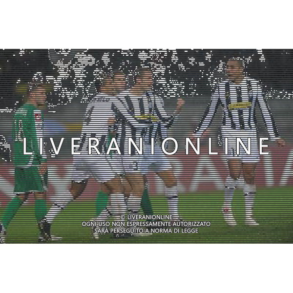 21-10-2009 Torino Sport-Calcio Juventus Maccabi Haifa Champions League 2009/2010 Nella foto: esultanza gol di chiellini ag aldo liverani 