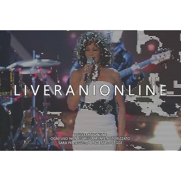 TRASMISSIONE TV: \' X FACTOR\' - 7ma PUNTATA NELLA FOTO: WHITNEY HOUSTON © ANTONIO SORANO - AG. ALDO LIVERANI SAS