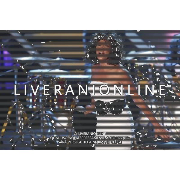TRASMISSIONE TV: \' X FACTOR\' - 7ma PUNTATA NELLA FOTO: WHITNEY HOUSTON © ANTONIO SORANO - AG. ALDO LIVERANI SAS