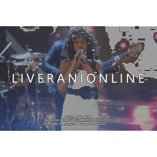 TRASMISSIONE TV: \' X FACTOR\' - 7ma PUNTATA NELLA FOTO: WHITNEY HOUSTON © ANTONIO SORANO - AG. ALDO LIVERANI SAS